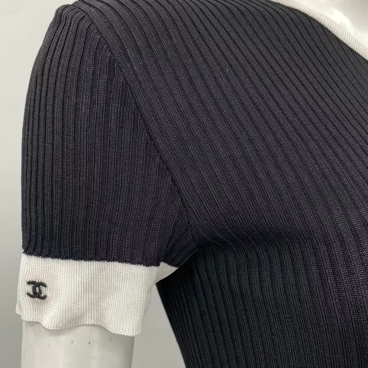 極美品 CHANEL シャネル ワンピース ニット 97P ココマーク ホワイト