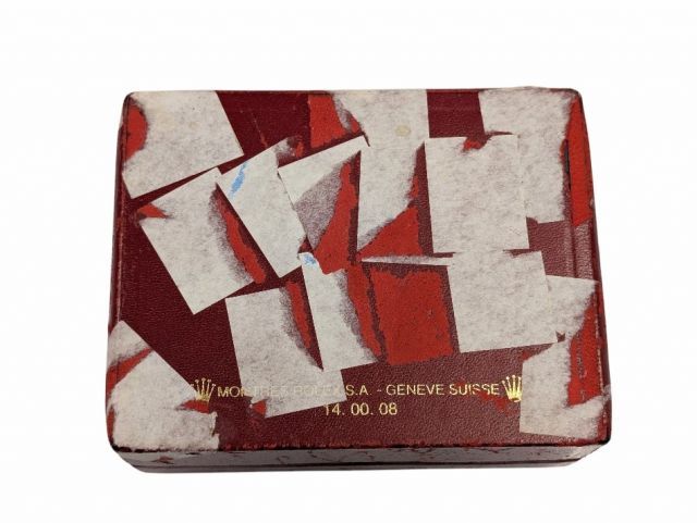 ROLEX 空箱　赤 正規美品】ロレックス 空箱 腕時計用 レッドカラー メンズ/レディース