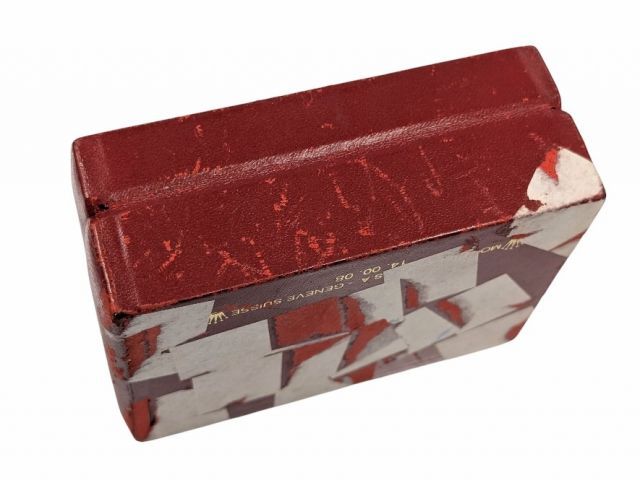 ROLEX 空箱　赤 正規美品】ロレックス 空箱 腕時計用 レッドカラー メンズ/レディース