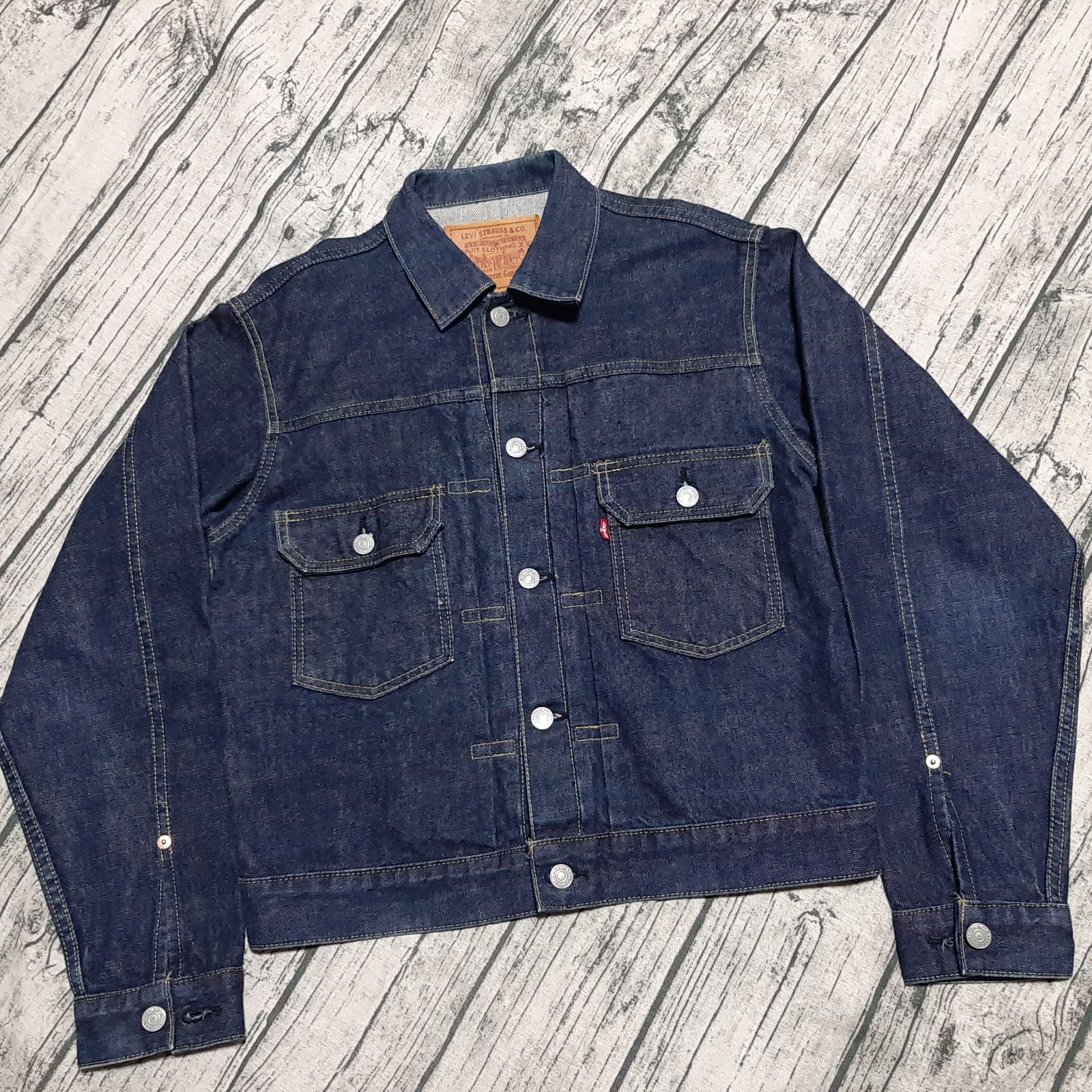 96年製 LEVI'S 507XX セカンド 2nd レザーパッチ 日本製 38 size 38】96年製 LEVI'S 507XX セカンド 2nd レザーパッチ 濃紺 日本製