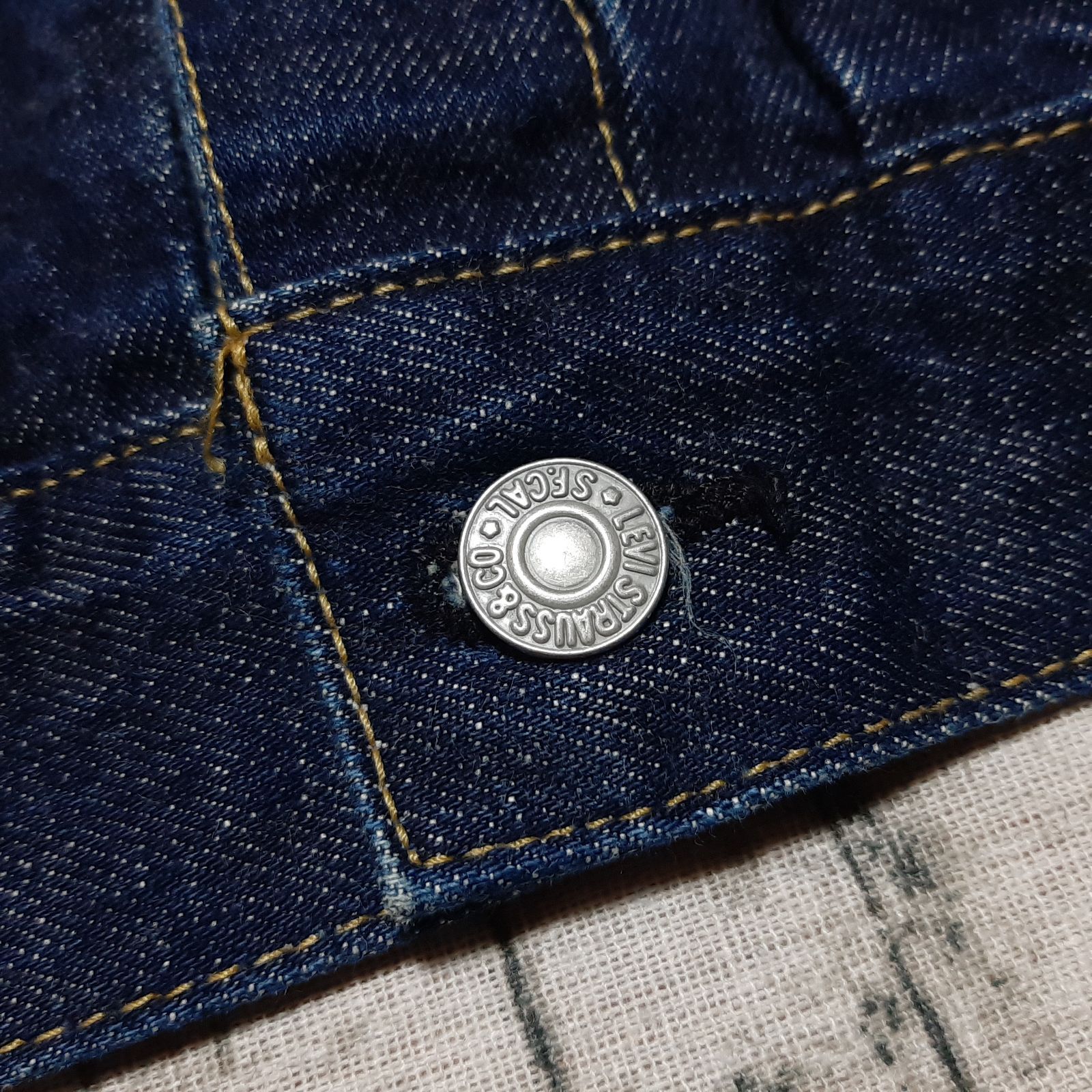 size 38】96年製 LEVI'S 507XX セカンド 2nd レザーパッチ 濃紺 日本製