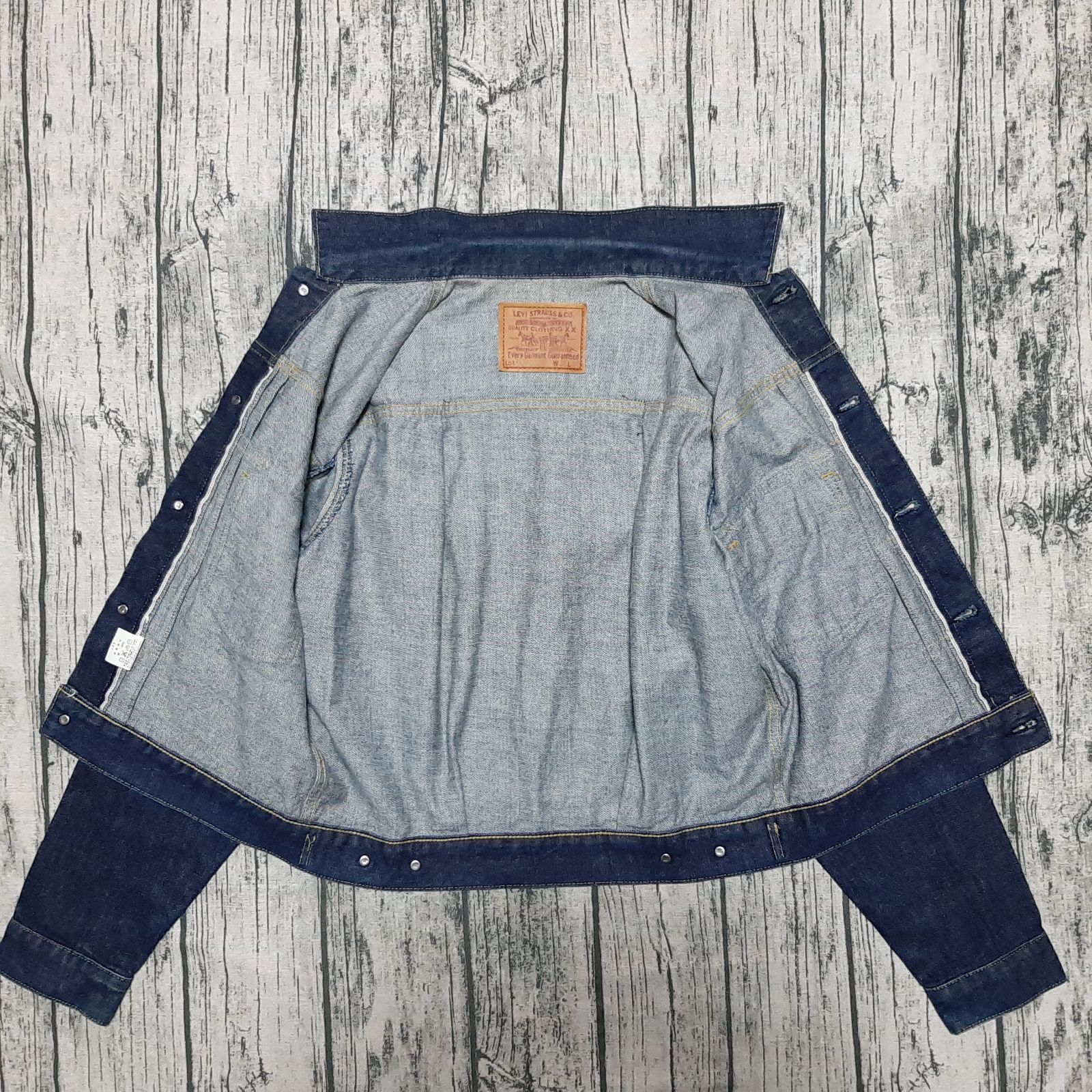size 38】96年製 LEVI'S 507XX セカンド 2nd レザーパッチ 濃紺 日本製