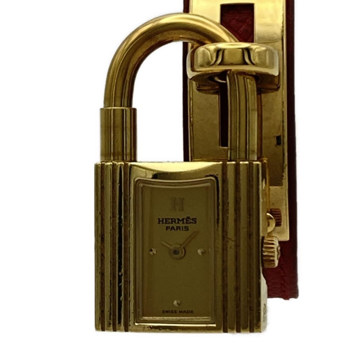 HERMES(エルメス) 腕時計 ケリーウォッチ レディース □A ゴールド