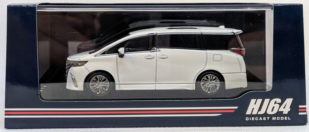 Hobby JAPAN 1/64 トヨタ アルファード Z プラチナホワイトパール