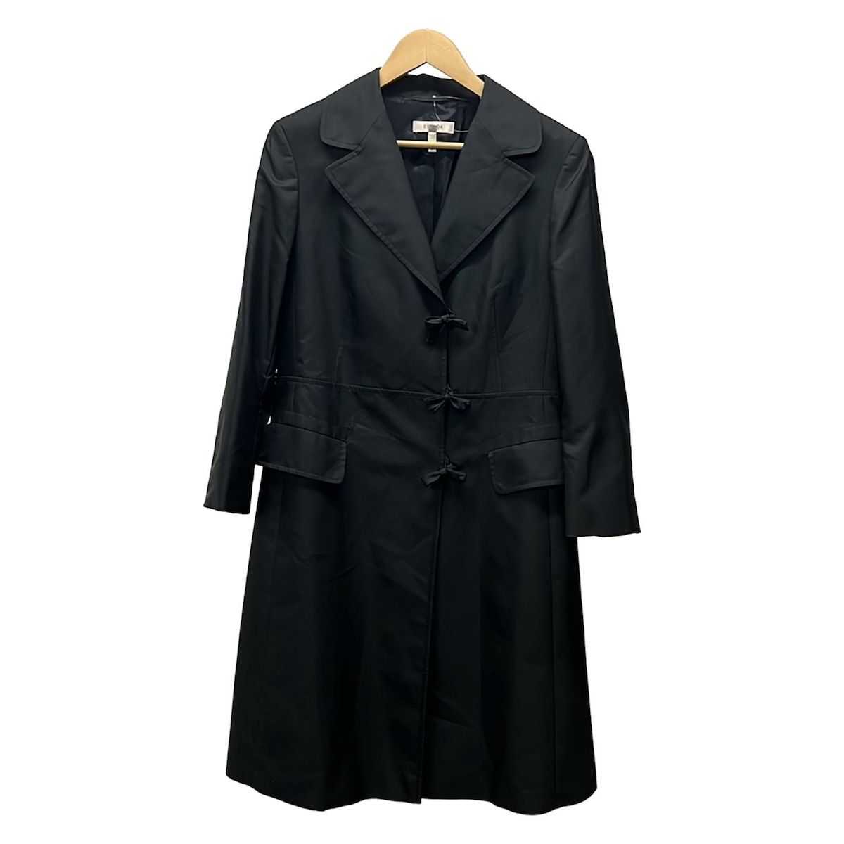 ESCADA(エスカーダ) コート サイズ40 XL レディース - 黒 長袖/秋/春