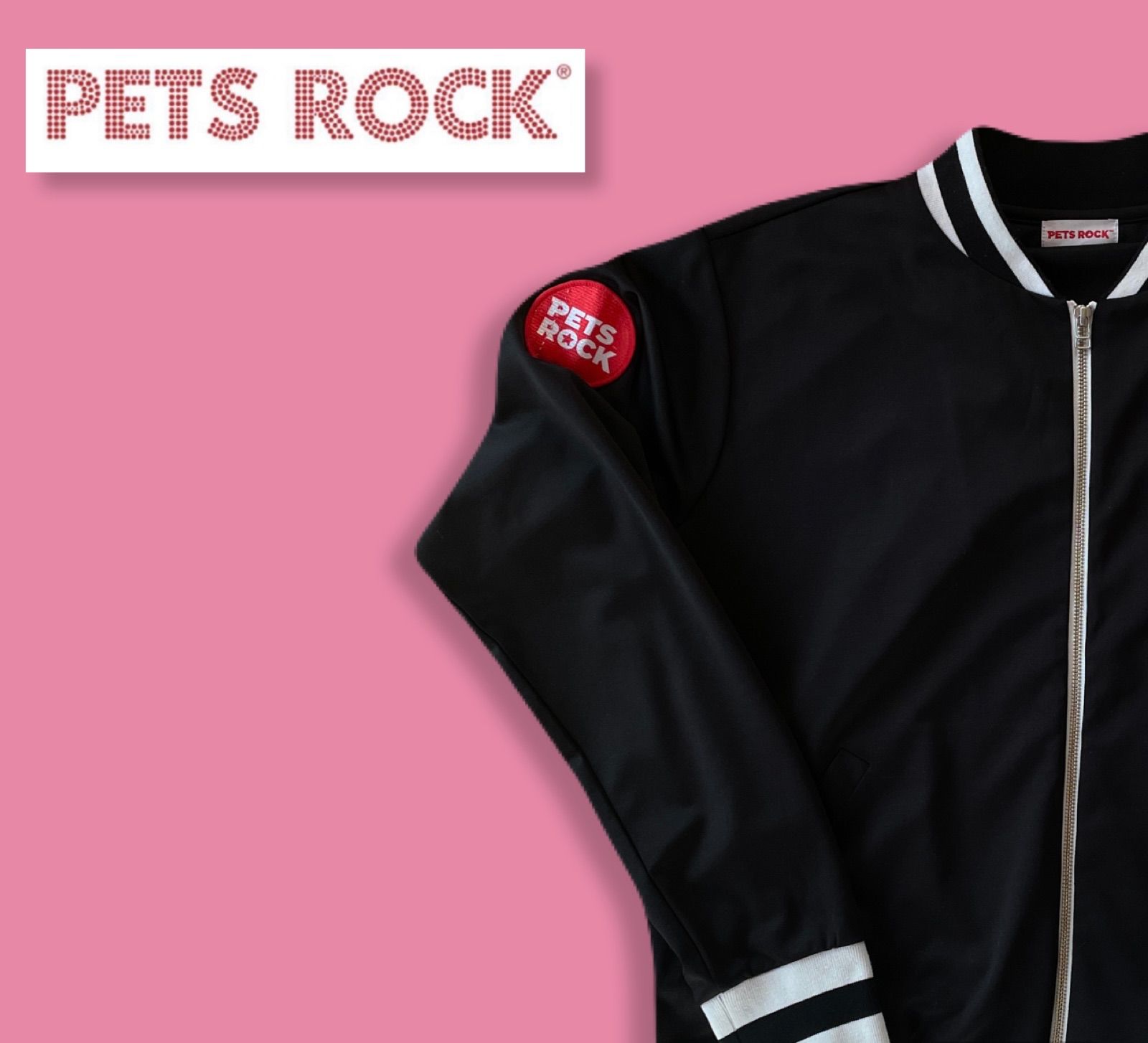 PETS ROCK ペッツロック ワッペン ネコ トラックジャケット ジャージ