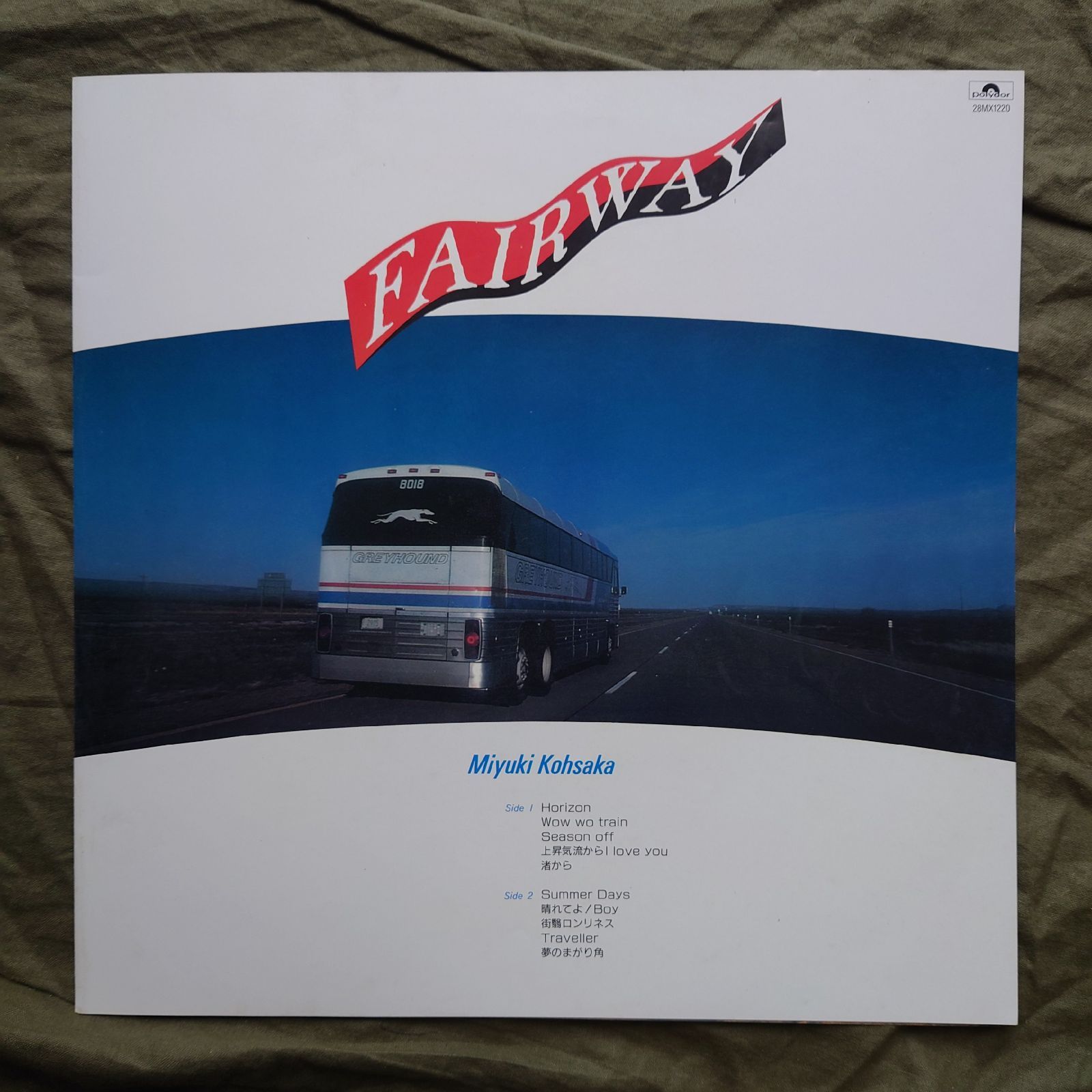 傷なし美盤 美ジャケ レア盤 両面マト111 1985年 香坂みゆき LP