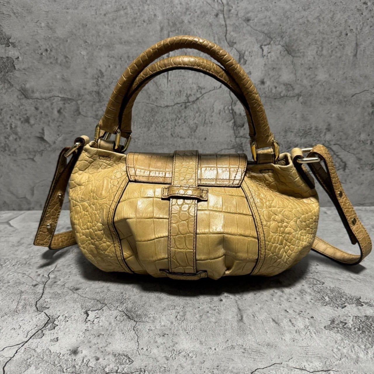 美品 Max Mara マックスマーラ 2way ショルダーバッグ ハンドバッグ