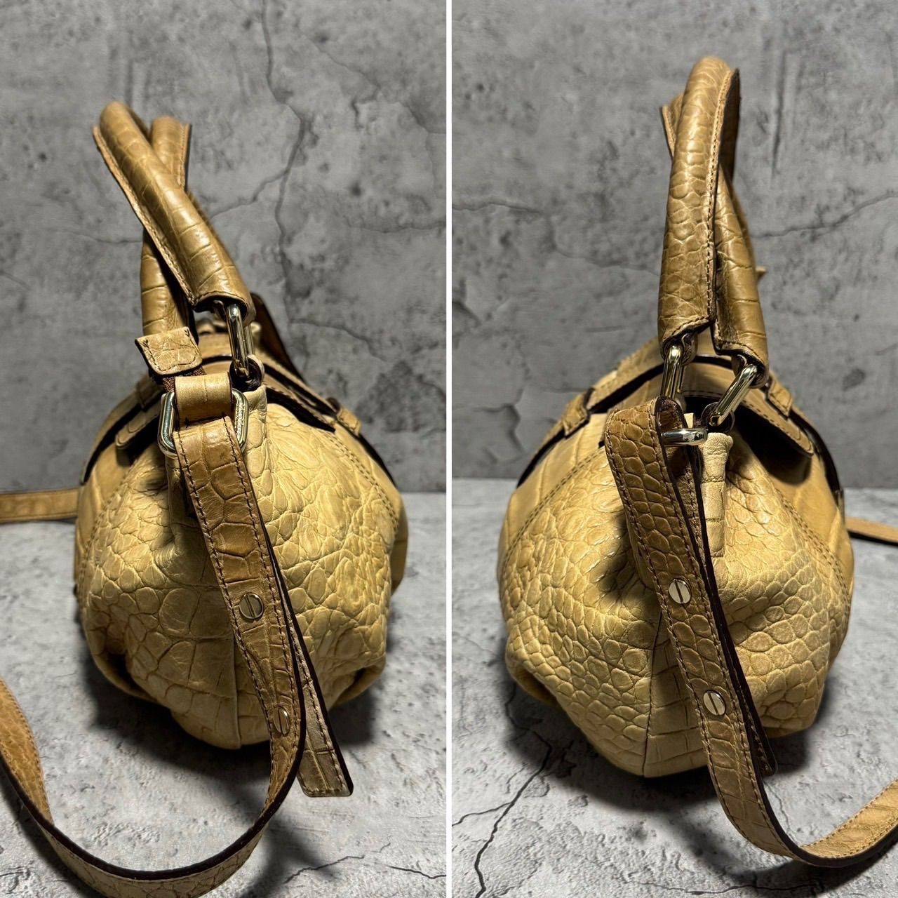 美品 Max Mara マックスマーラ 2way ショルダーバッグ ハンドバッグ