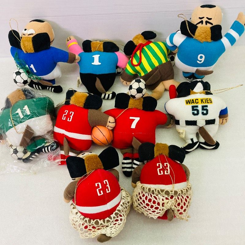 【入手困難】 PC原人 チックン ぬいぐるみ　1992年 ハドソン タカラ 10体セット】チキチキマシン猛レース Wacky Races ケンケン スポーツ