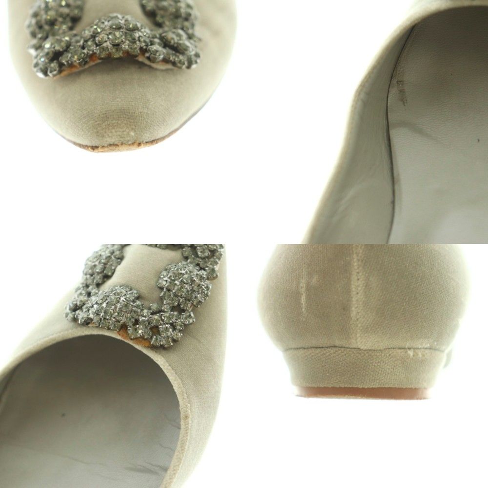 マノロブラニク MANOLO BLAHNIK ハンギシ フラットシューズ パンプス