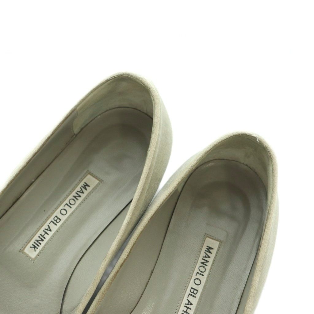マノロブラニク MANOLO BLAHNIK ハンギシ フラットシューズ パンプス