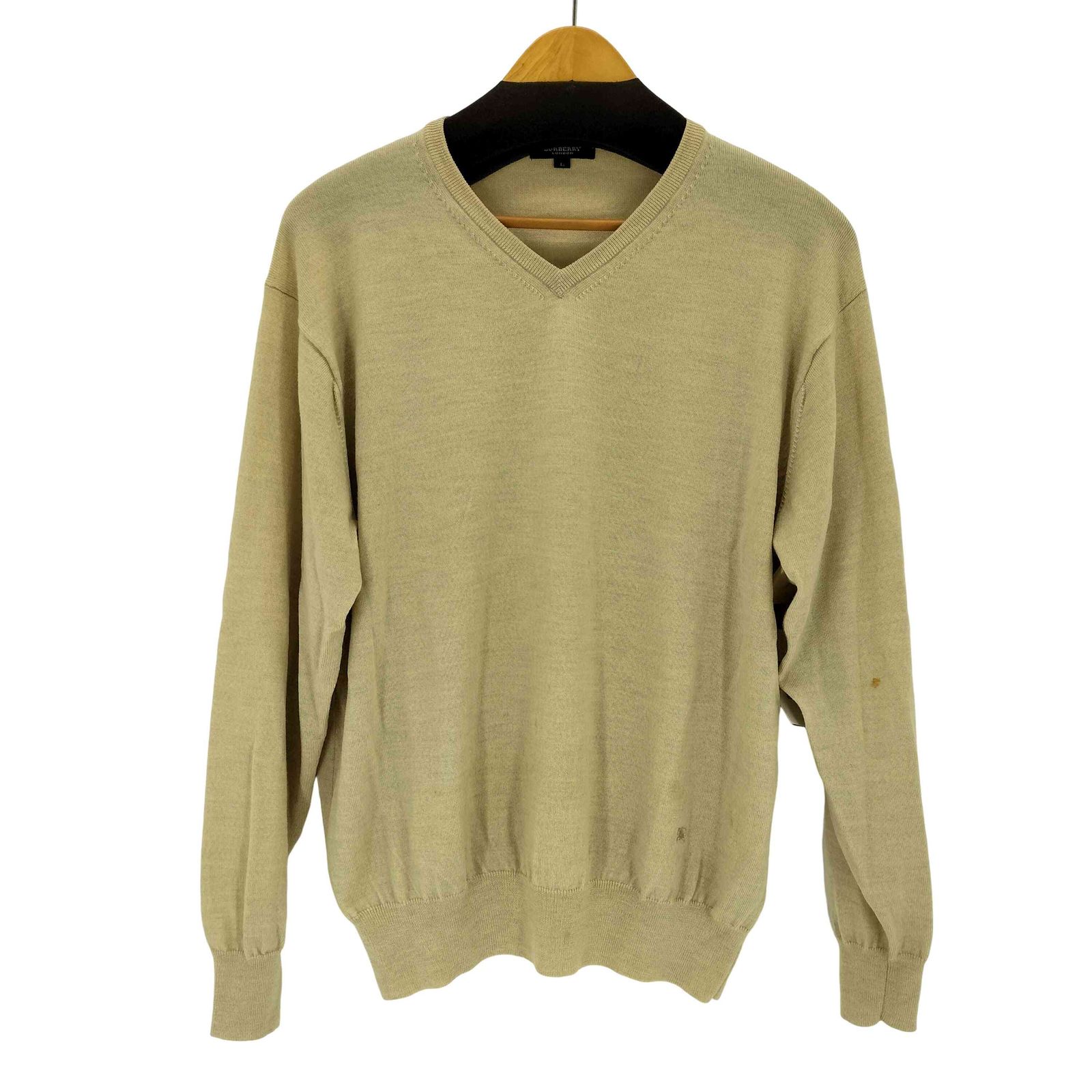 バーバリーロンドン BURBERRY LONDON ホースロゴ刺繍 ハイゲージV