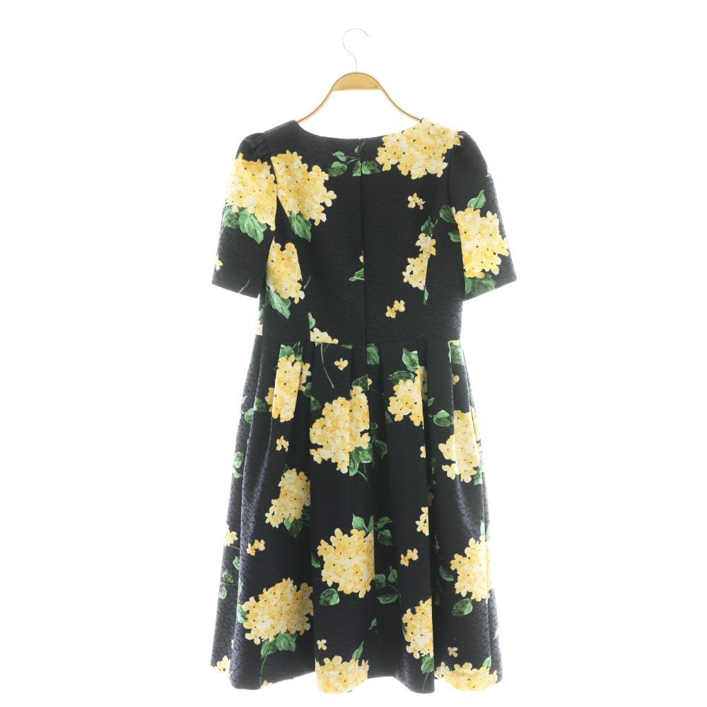 エムズグレイシー M'S GRACY 24年製 フラワージャガードワンピース