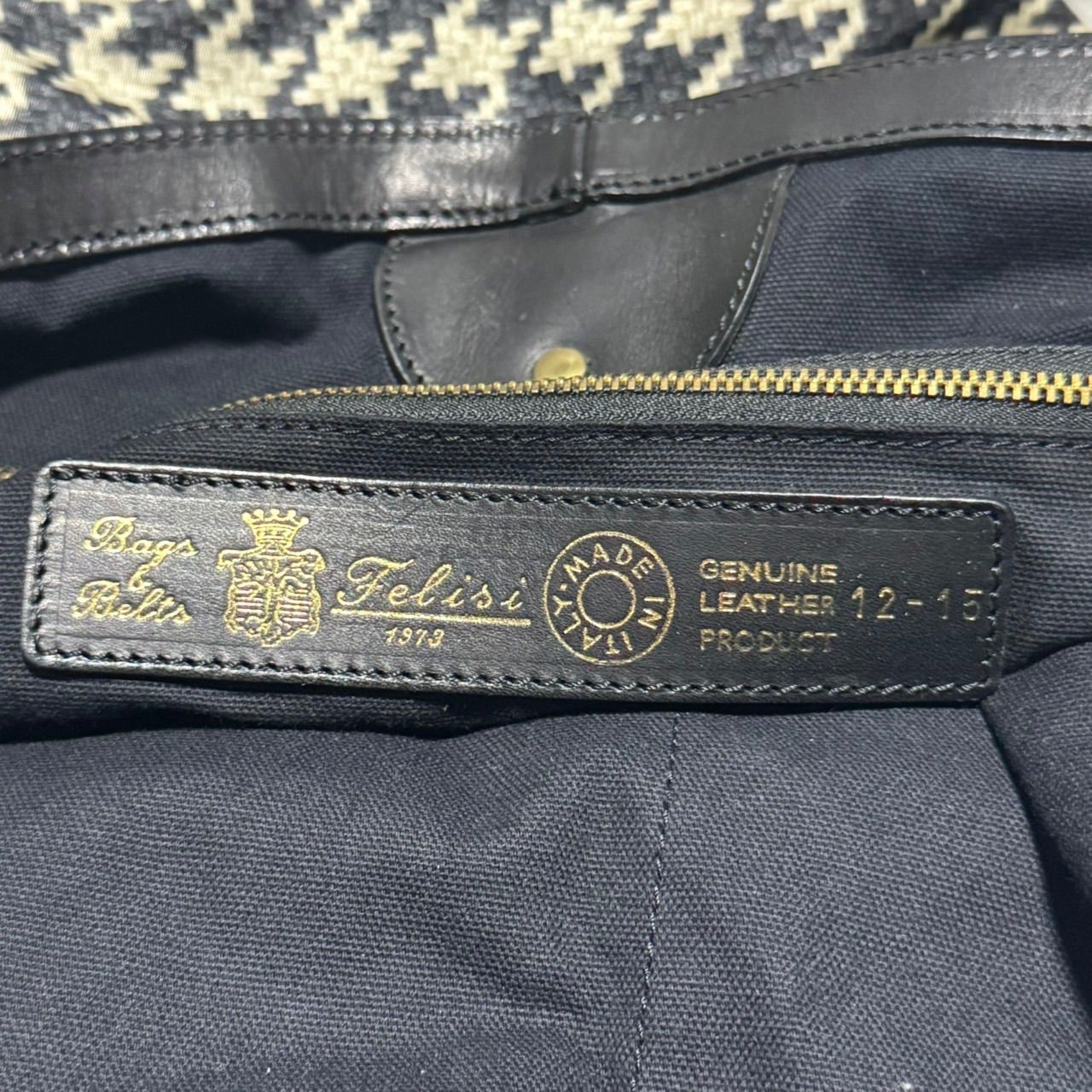 極美品 A4収納可 Felisi フェリージ ワンショルダーバッグ ナイロン