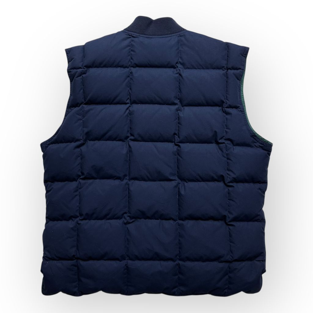 Eddie Bauer エディーバウアー リバーシブル グースダウンベスト Eddie Bauer（エディーバウアー） 古着 90~00年代 チェック柄