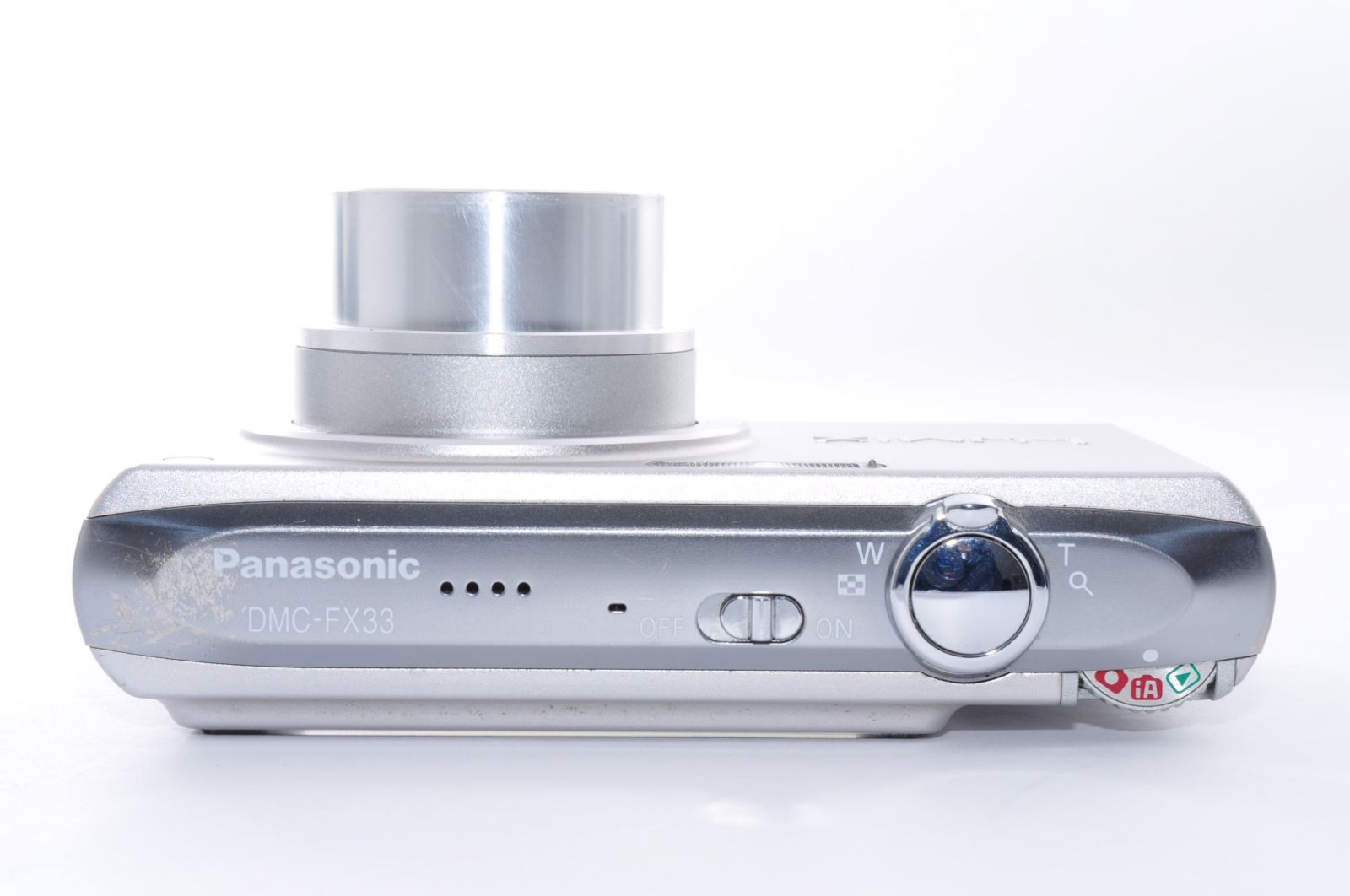 動作確認済 Panasonic LUMIX DMC-FX33 シルバー Panasonic LUMIX DMC-FX33 Digital Camera - Silver – Wall Street Photo