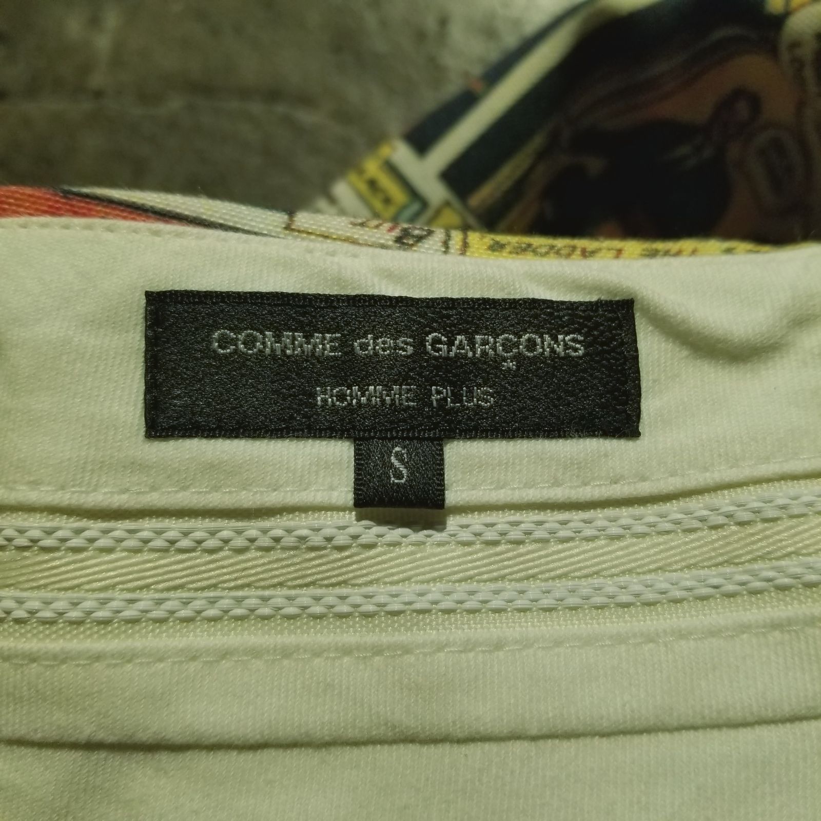 COMME des GARCONS HOMME PLUS 18aw アメコミ プリント 寅壱パンツ S