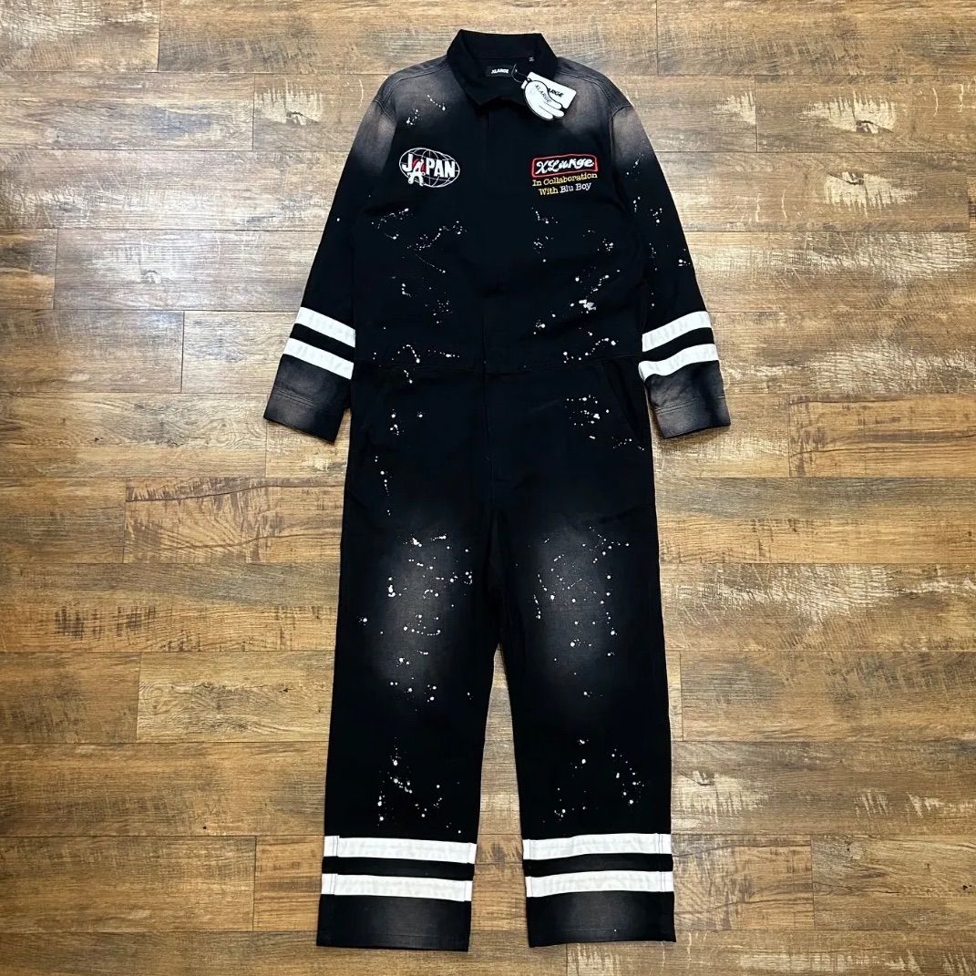 XLARGE × Blu Boy コラボ JUMP SUIT ジャンプスーツ ツナギ - メルカリ