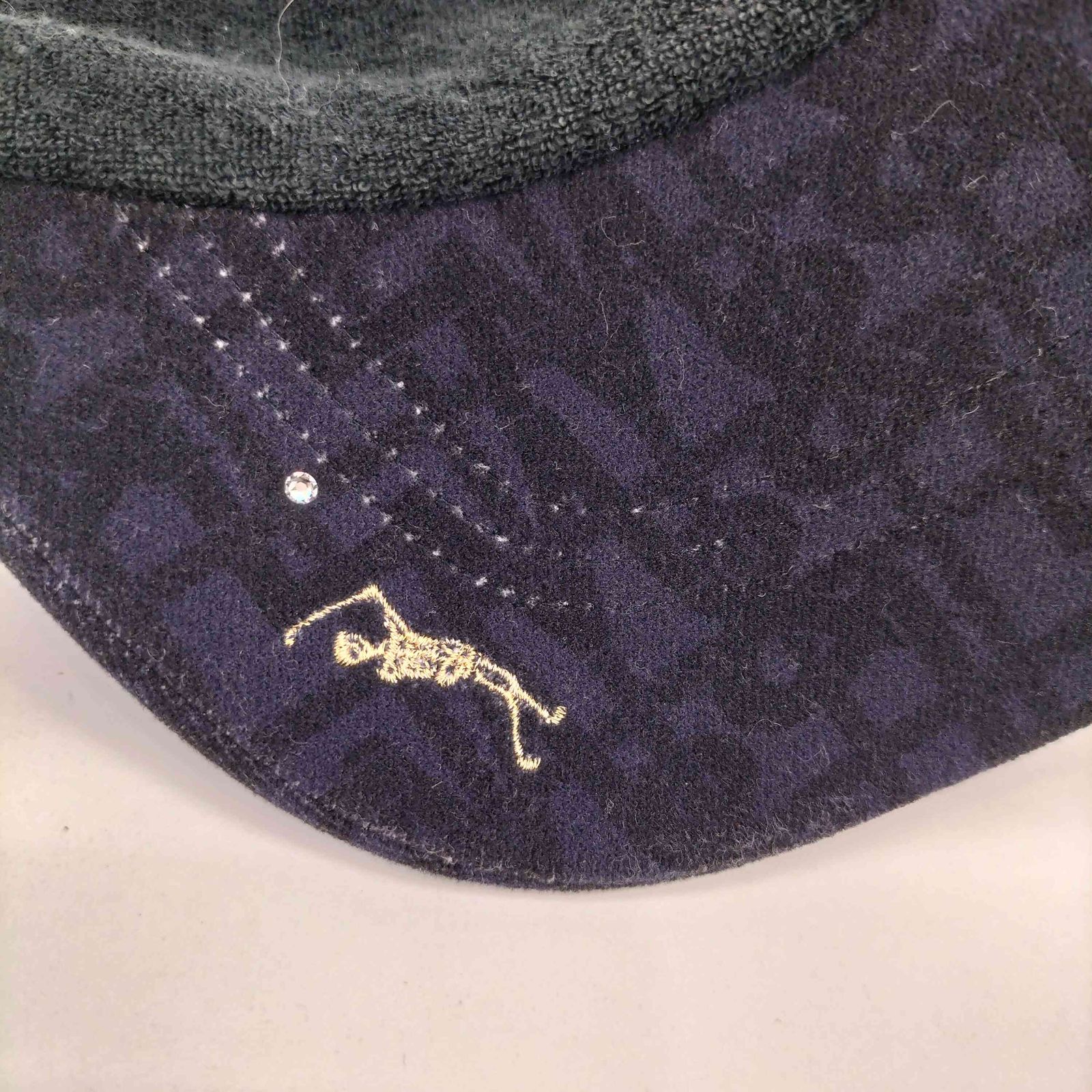 マークアンドロナ MARK＆LONA 総柄 ロゴ スカル刺繍 サンバイザー