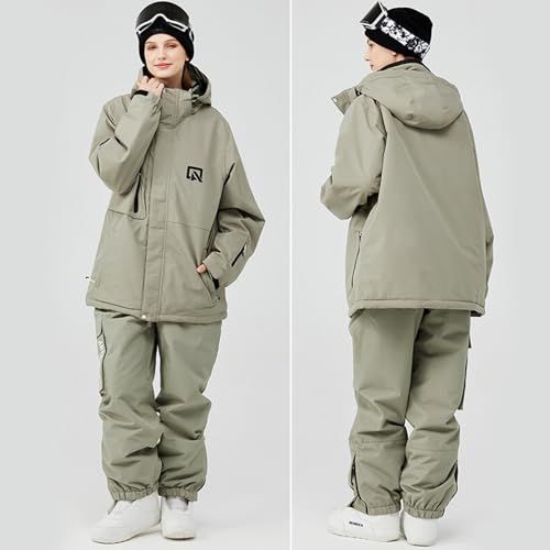 HOTIAN] スキーウェア メンズ レディース スノーボードウェア 上下