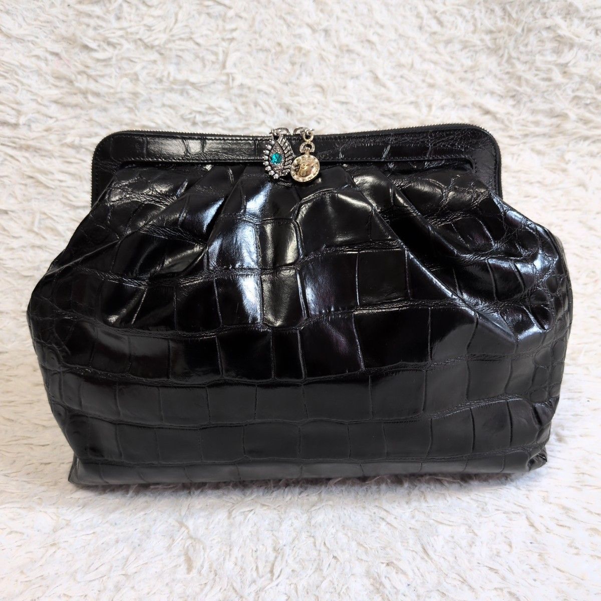 激レア品✨ Alexander McQueen アレキサンダーマックイーン クロコ型