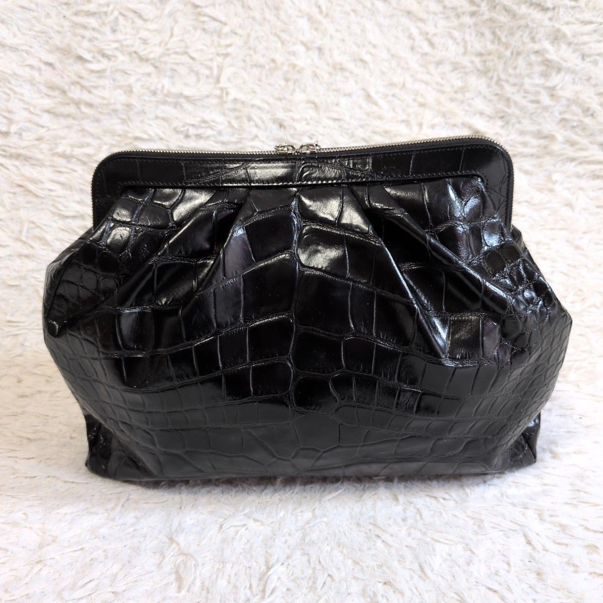 激レア品✨ Alexander McQueen アレキサンダーマックイーン クロコ型