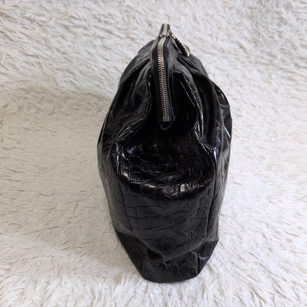 激レア品✨ Alexander McQueen アレキサンダーマックイーン クロコ型