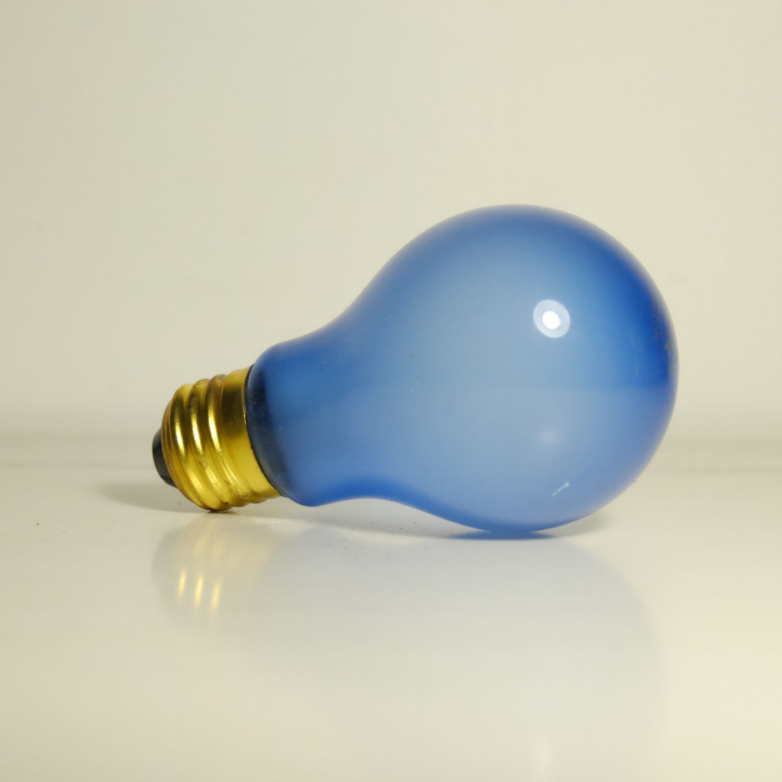 ナショナル青色 60W 白熱電球 25個入り【昭和レトロ かなり希少