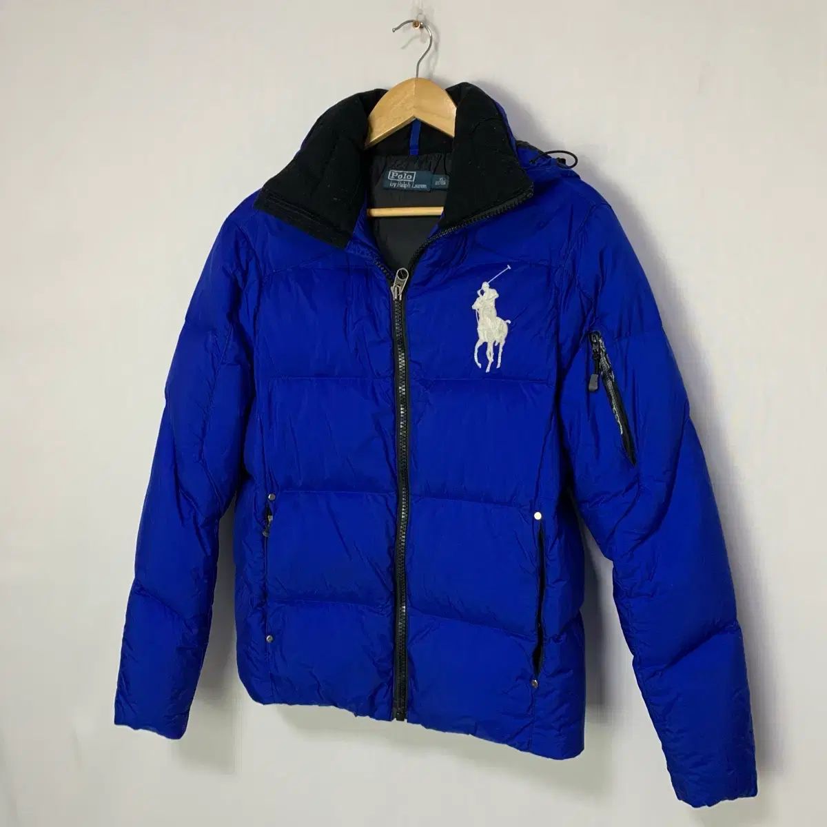 POLO RALPH LAUREN ビックロゴ ヴィンテージ ブルー ショートダウン