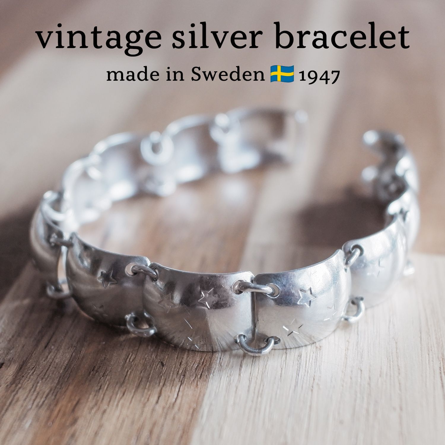 スウェーデン製 A. Michelsen 1947年 ヴィンテージ】シルバーチェーン 