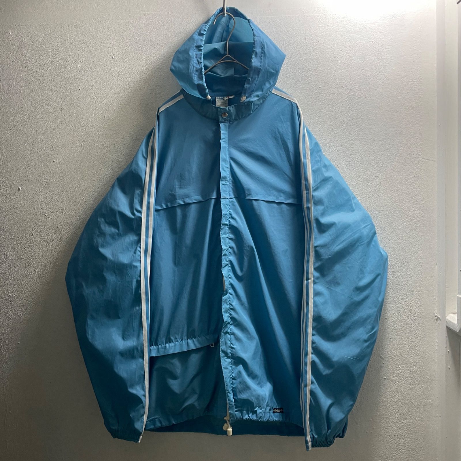 70s ADIDAS アディダス ヴィンテージ ナイロンジャケット フーディー 