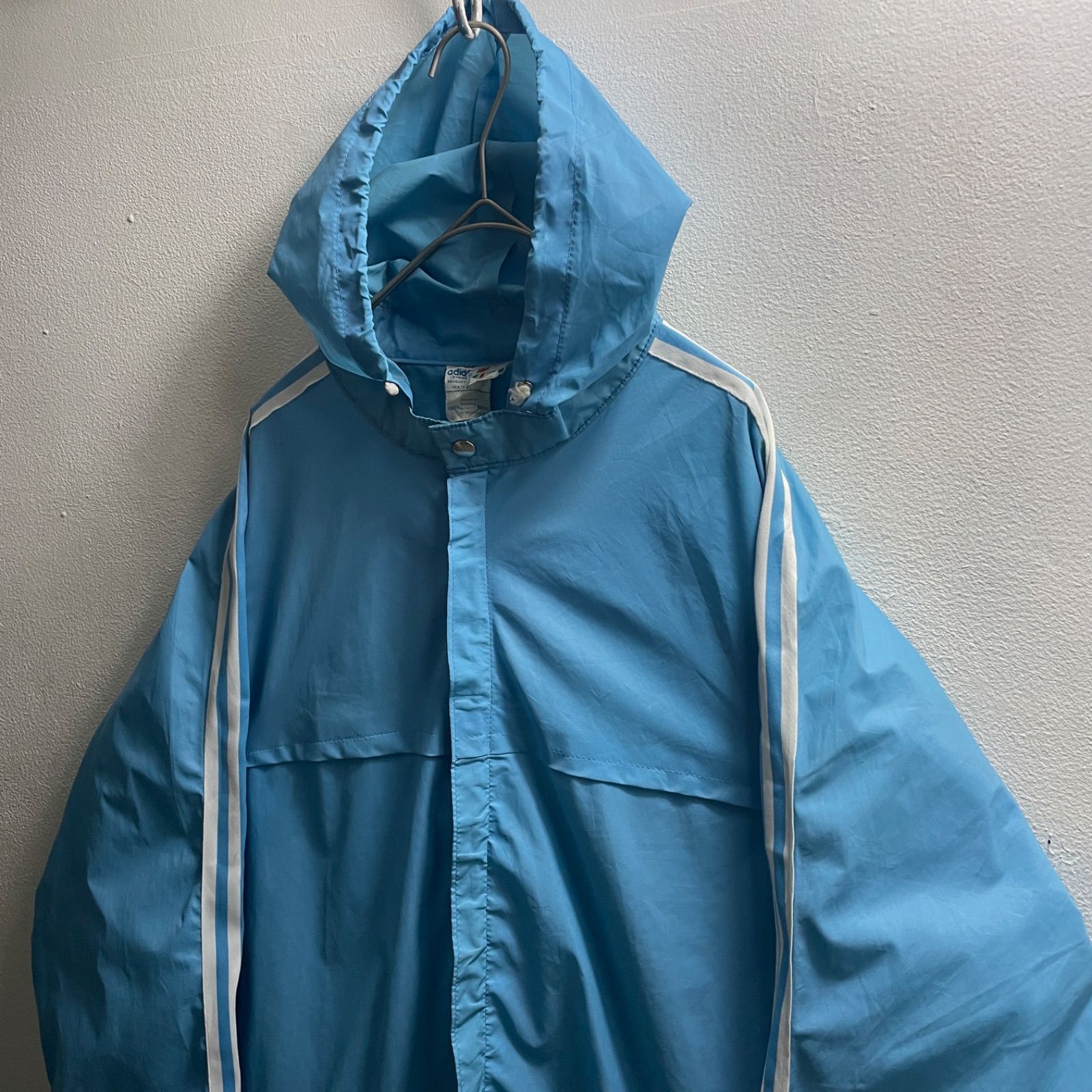 70s ADIDAS アディダス ヴィンテージ ナイロンジャケット フーディー 