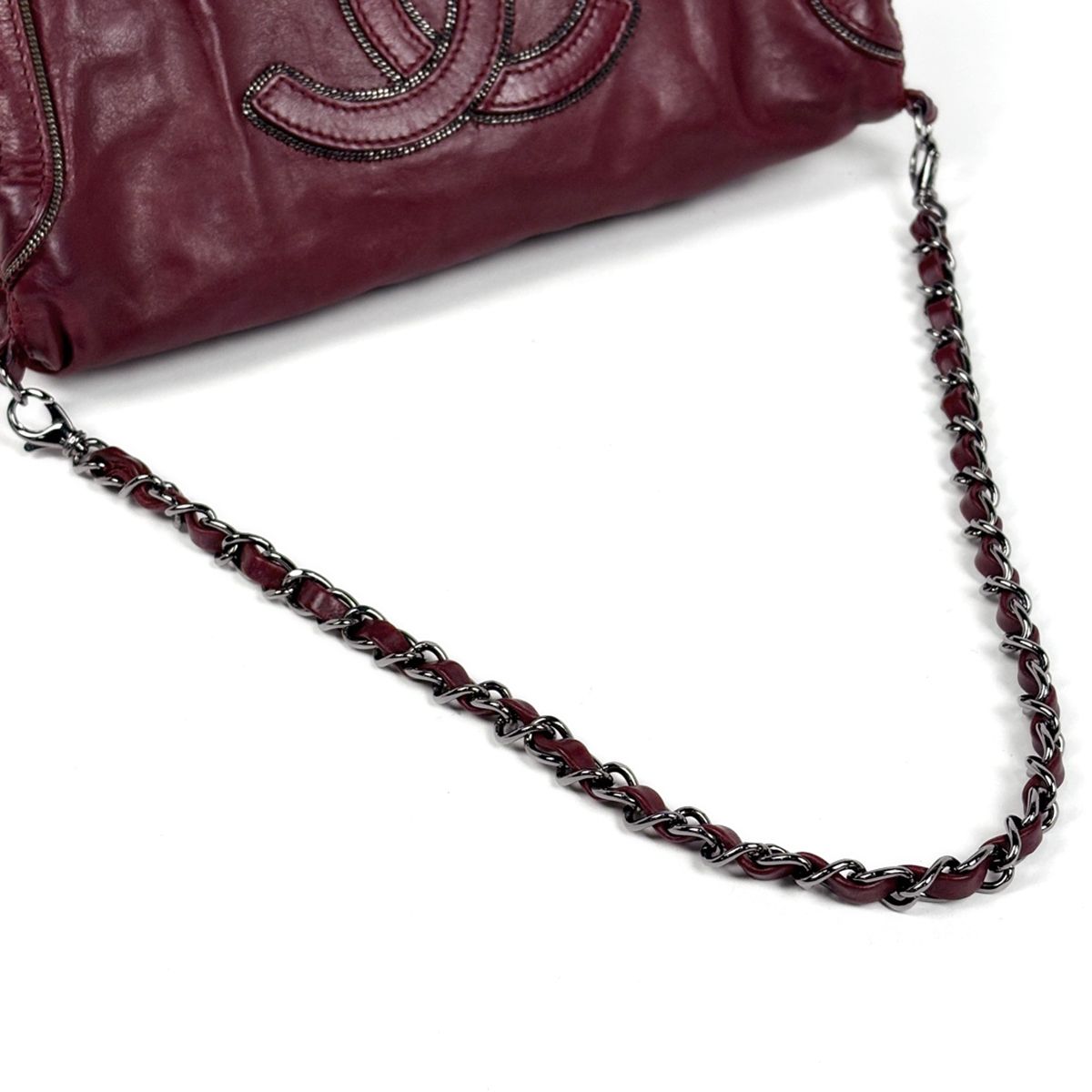 シャネル ココマーク チェーン ショルダーバッグ レディース 【中古】 CHANEL（シャネル） ココマーク チェーン ショルダーバッグ マトラッセ
