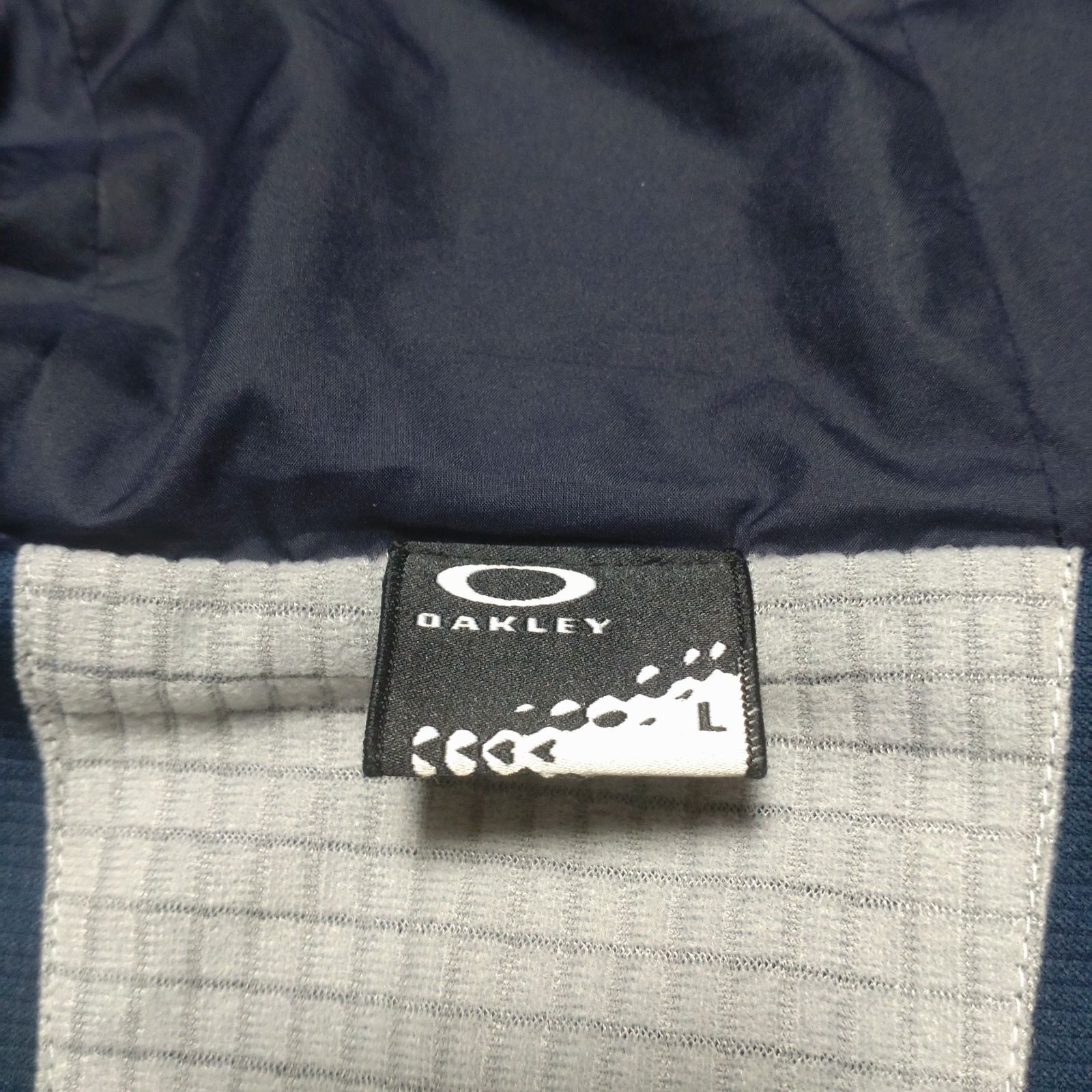 OAKLEY オークリー 2way 中綿 ジャケット L 紺×黒 ゴルフ - メルカリ