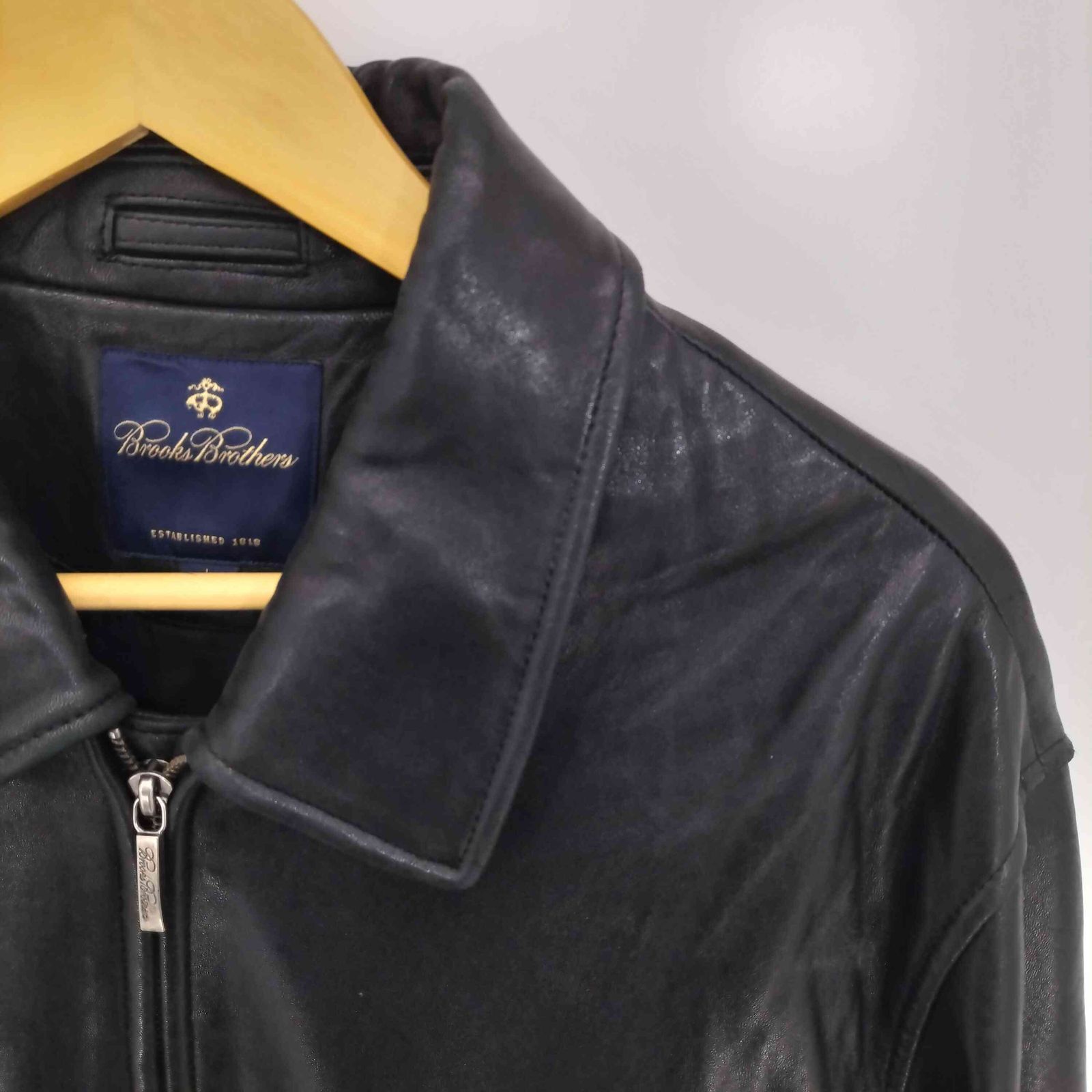 ブルックスブラザーズ BROOKS BROTHERS 羊革 ジップアップ レギュラー