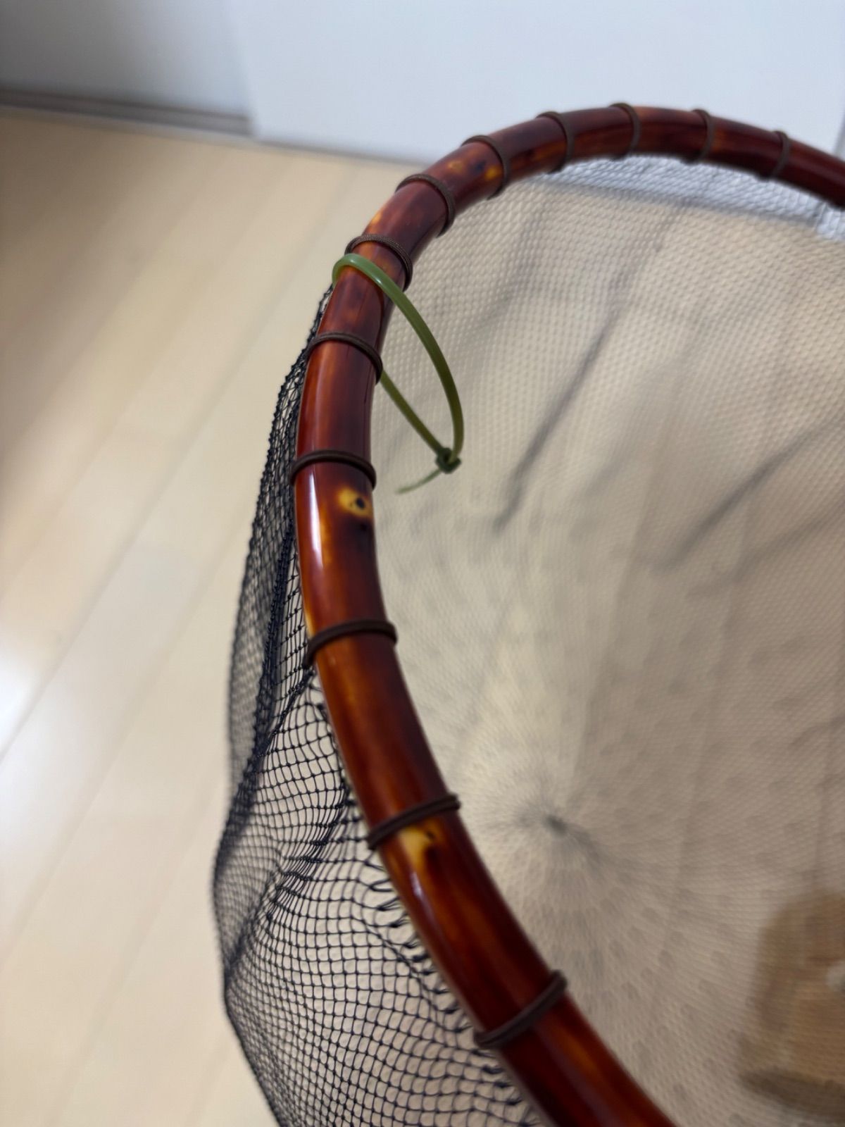 新作渓流タモAB級 ※吉田漁網3mm目手すき替網付(径24C)No.82422AB