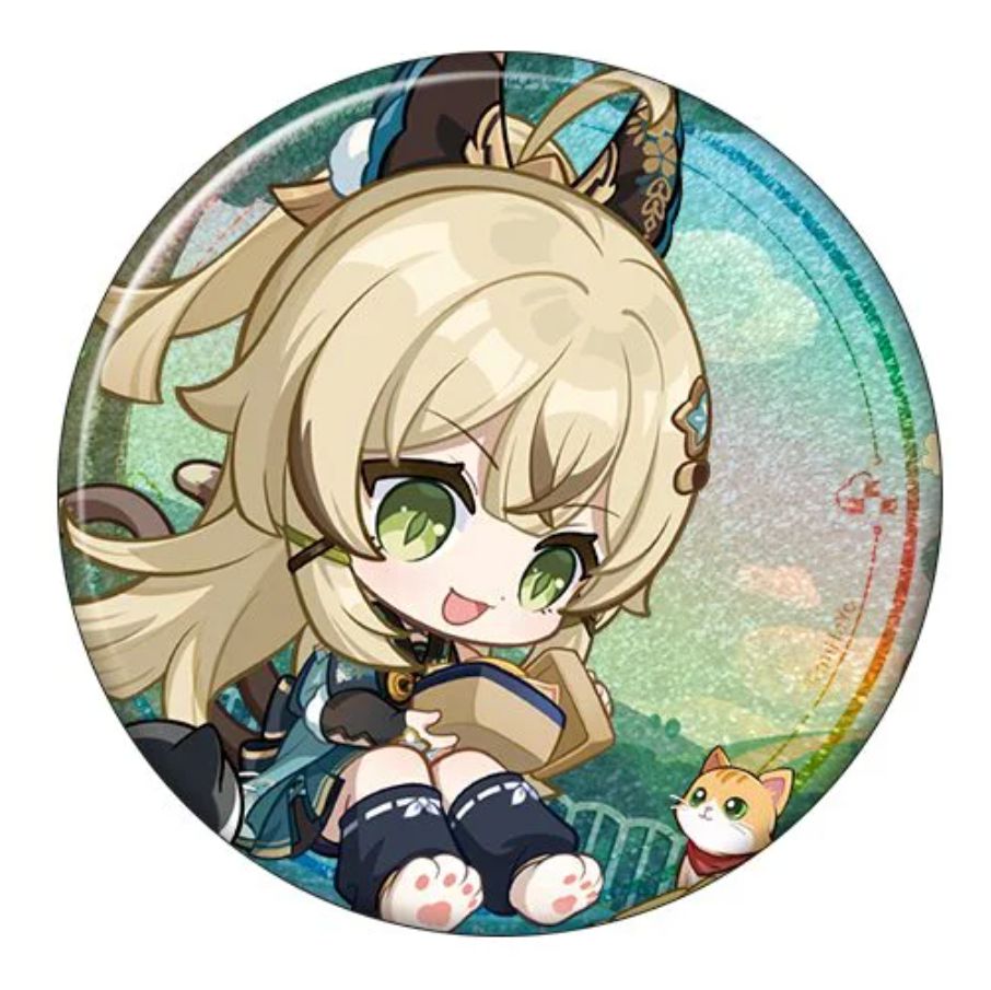 原神展～たびごころの赴くままに～ グリッター缶バッジ – 綺良々