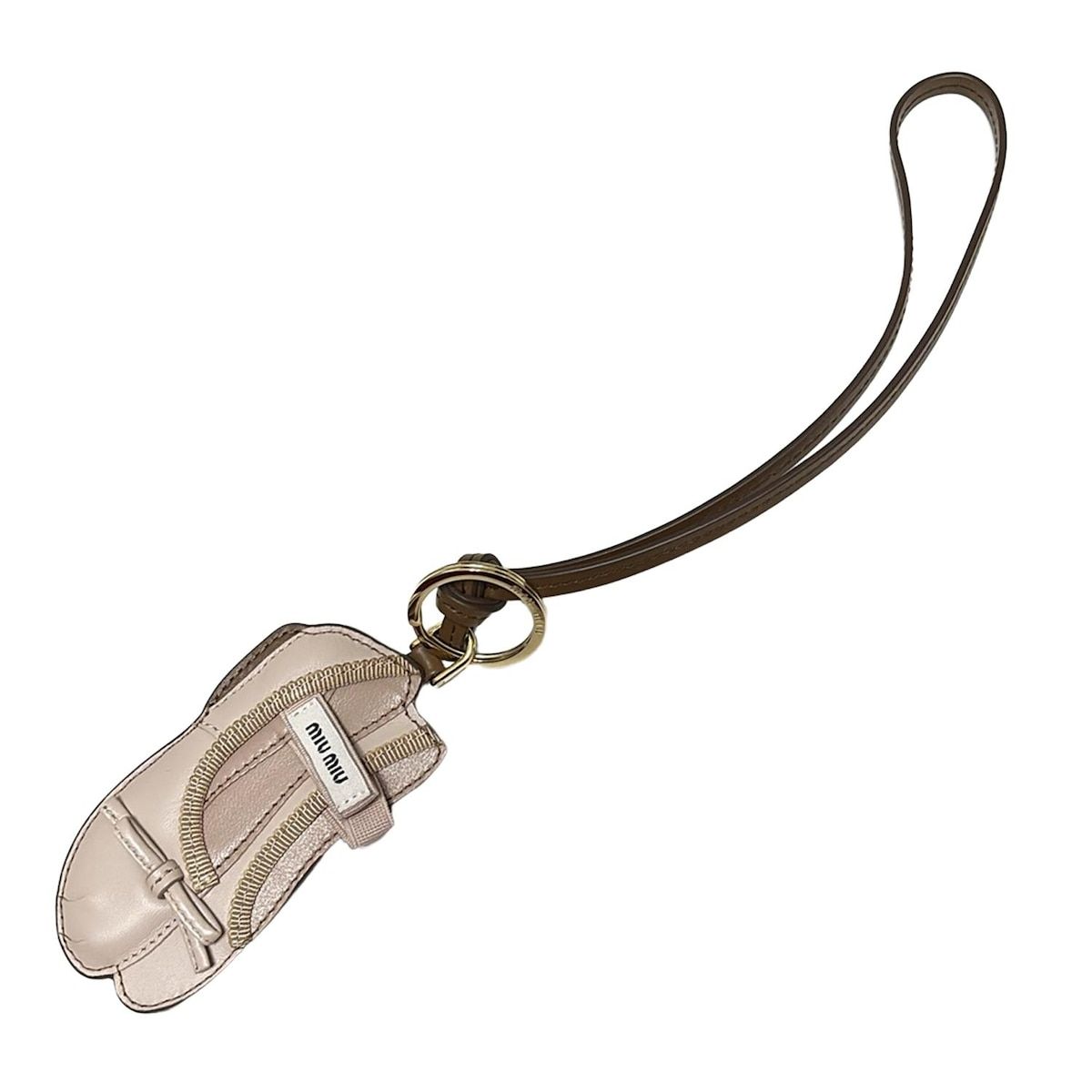 ミュウミュウ キーホルダー(チャーム) ミュウ バレエ レザー