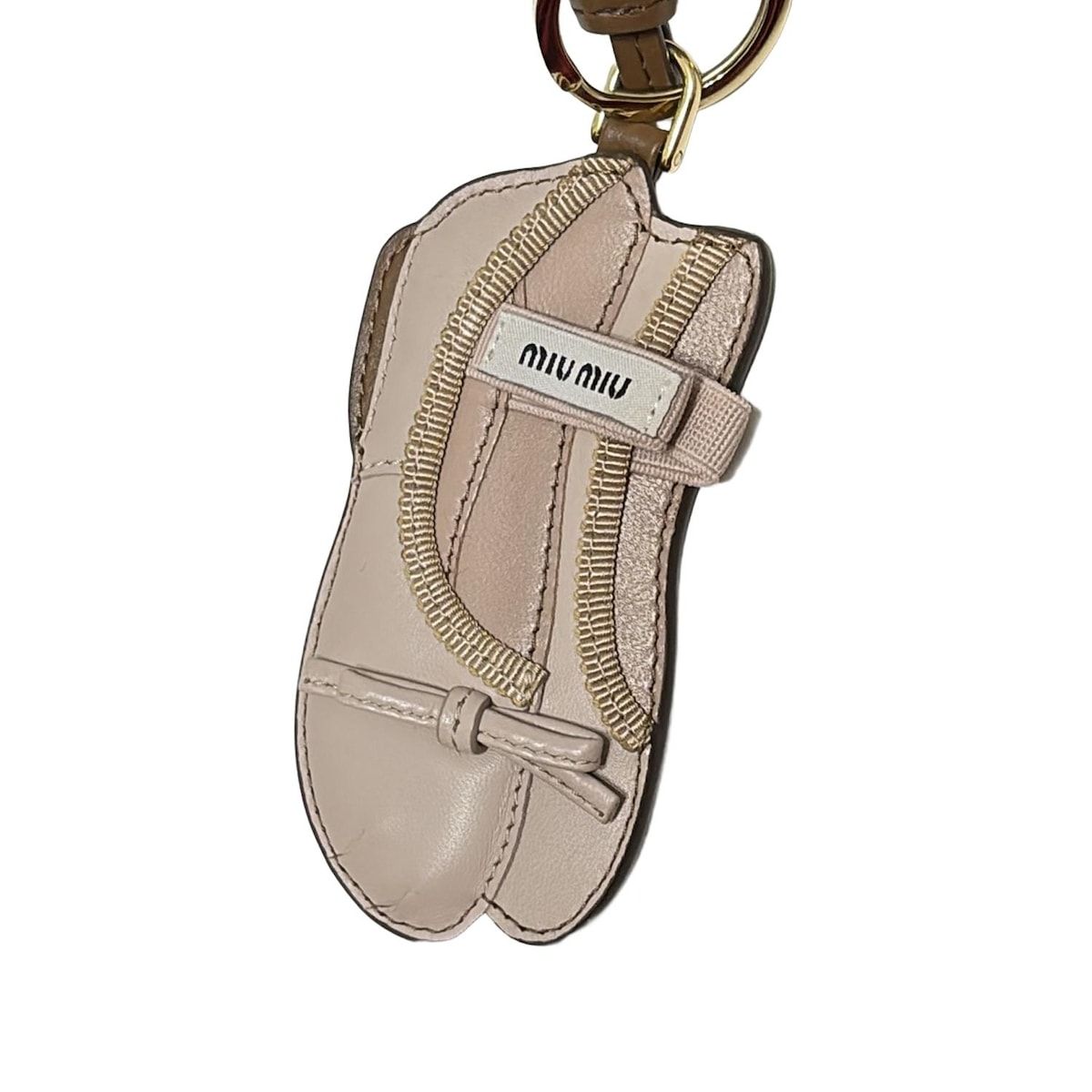 ミュウミュウ キーホルダー(チャーム) ミュウ バレエ レザー