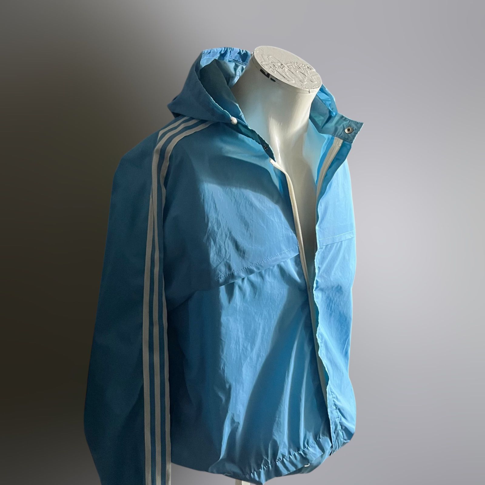 70s ADIDAS アディダス ヴィンテージ ナイロンジャケット フーディー 