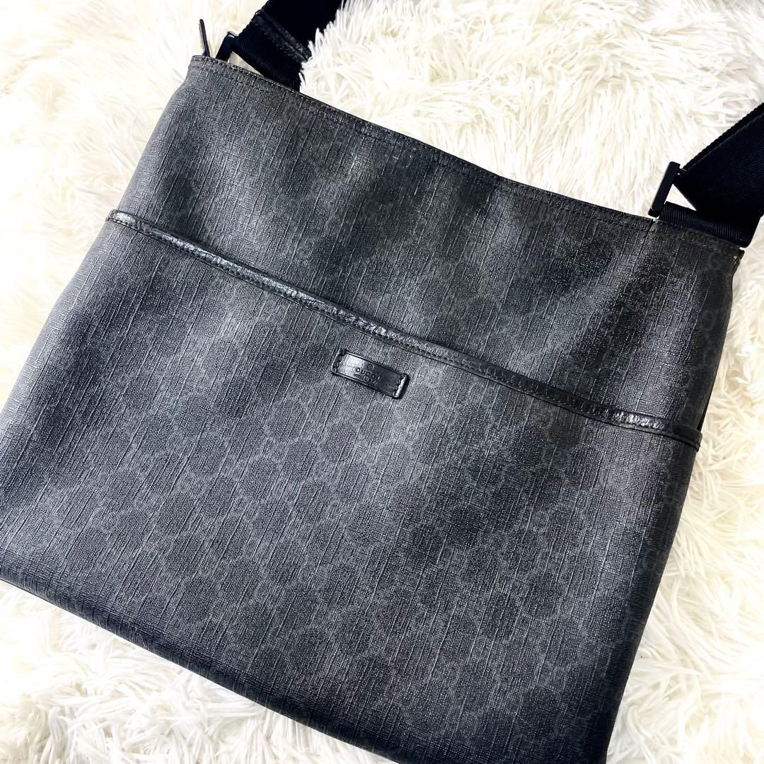 グッチ GUCCI ショルダーバッグ ブラック 黒 162904 ユニ