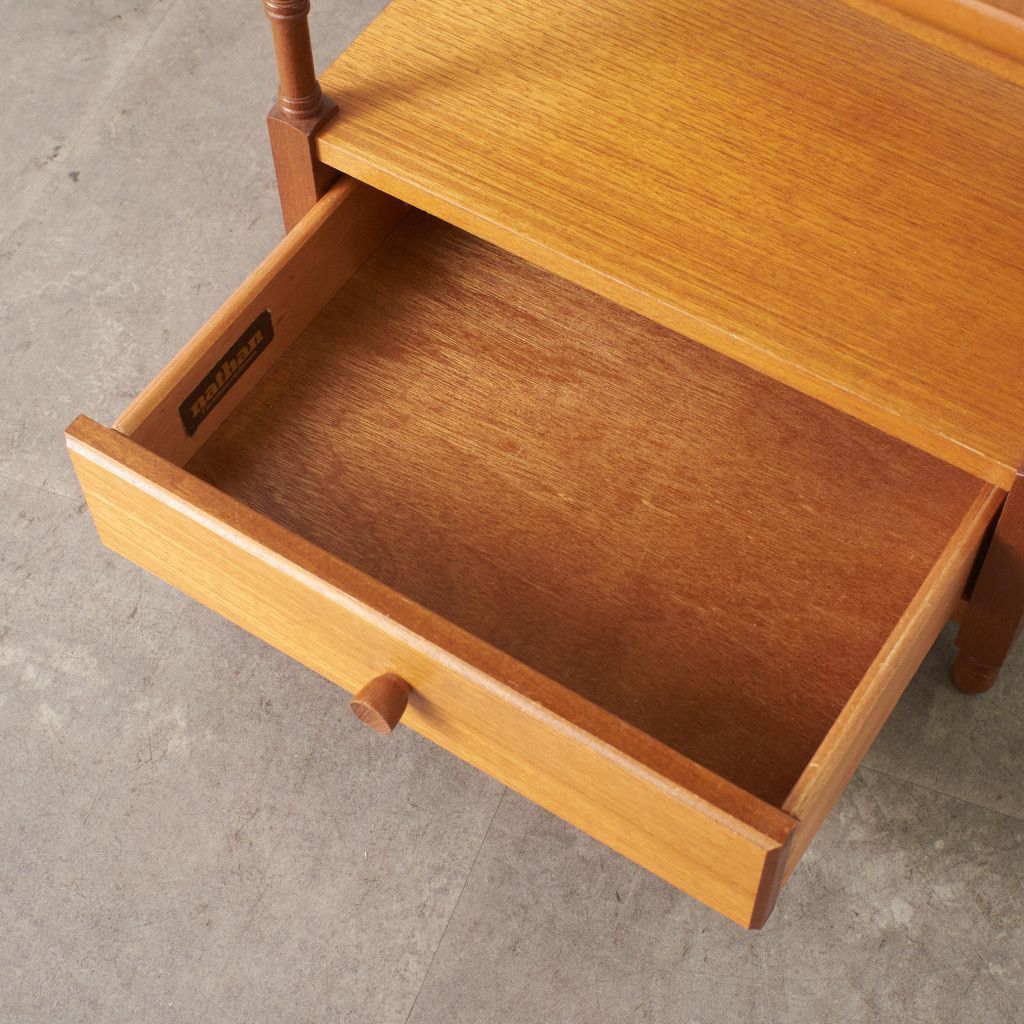 NATHAN ヴィンテージ サイドテーブル 飾り台 ナイトテーブル