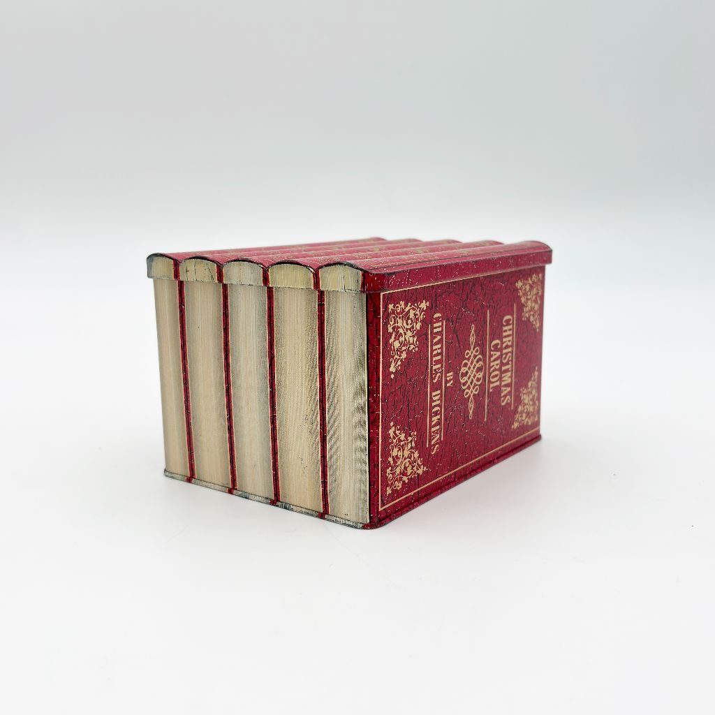 英国 ヴィンテージ 缶 メタル ボックス 本 ケース TIN 年代物 古い