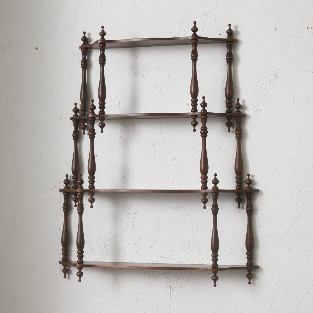 フランス アンティーク ナポレオン シェルフ ウォールシェルフ 四段