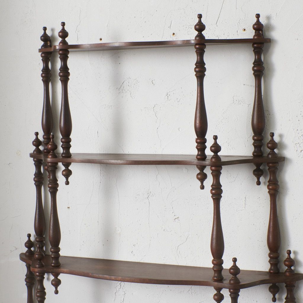 フランス アンティーク ナポレオン シェルフ ウォールシェルフ 四段