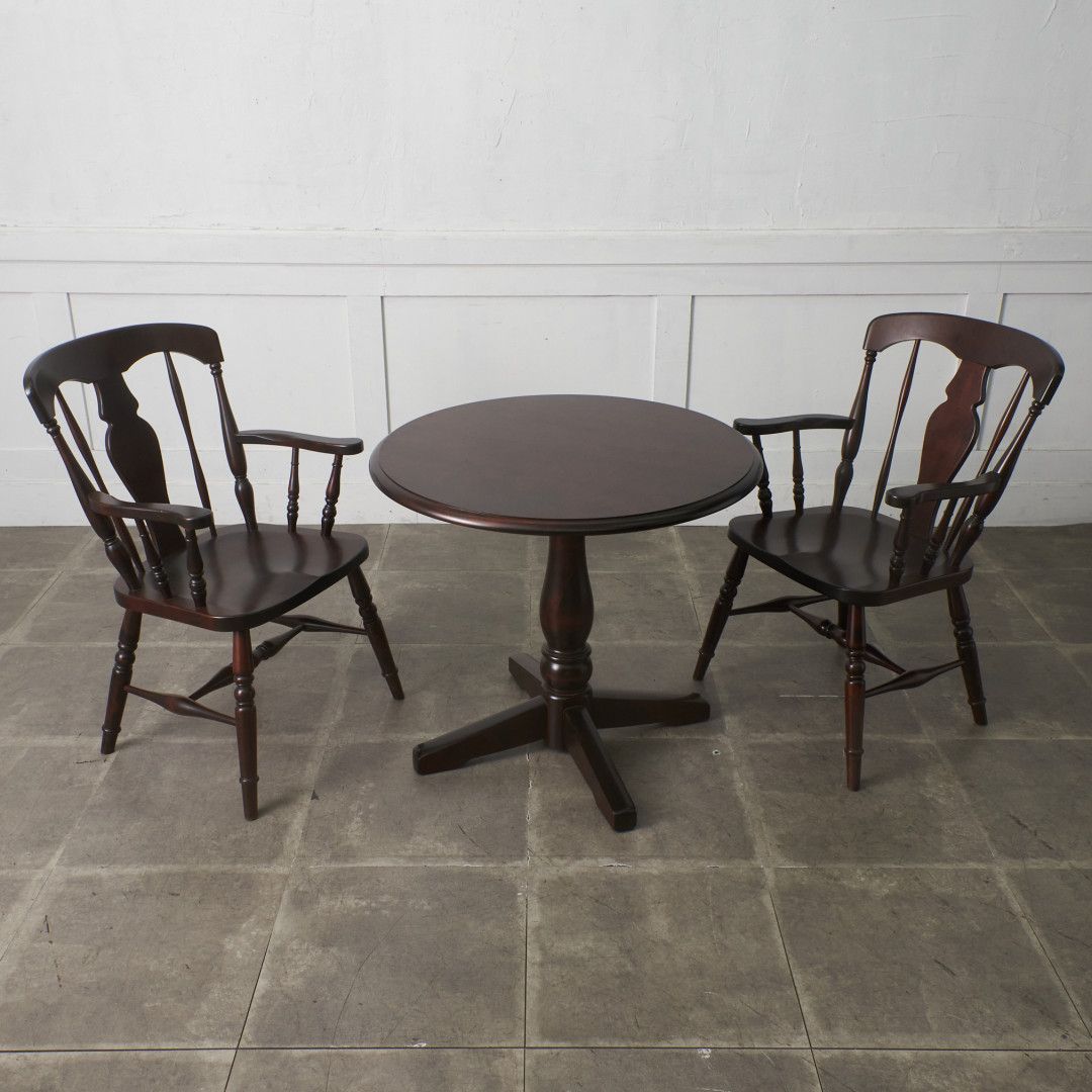 北海道民芸 アームチェア カバ 樺 無垢材 食卓椅子 肘掛け椅子 北海道