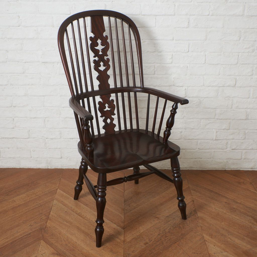 松本民芸家具 NC型 チェア ダイニングチェア ミズメザクラ 無垢 刻印有 定価19万 松本民芸家具 #44A型 ウィンザーチェア 刻印有 アームチェア