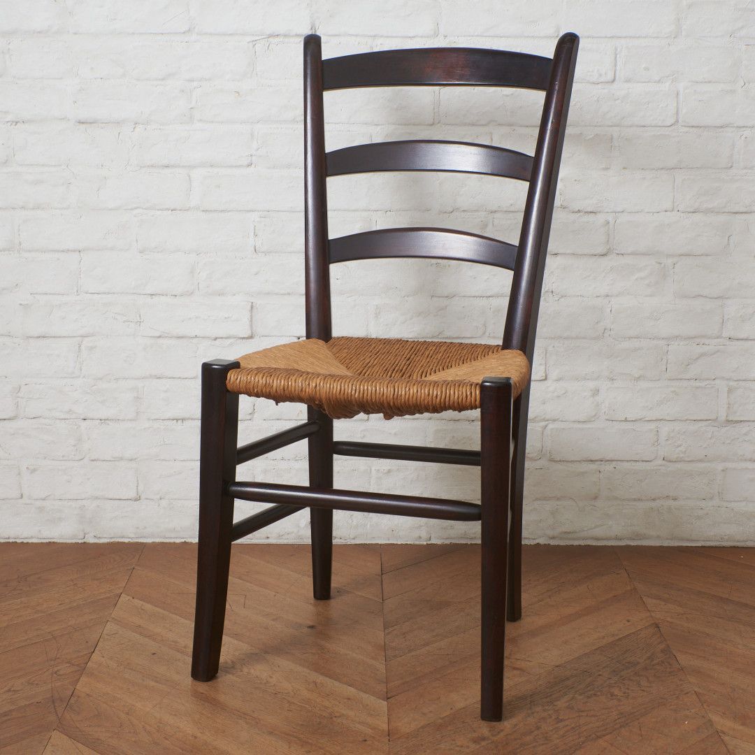 松本民芸家具 SE型 ラッシチェア 藺草 ミズメザクラ 無垢材 ダイニング
