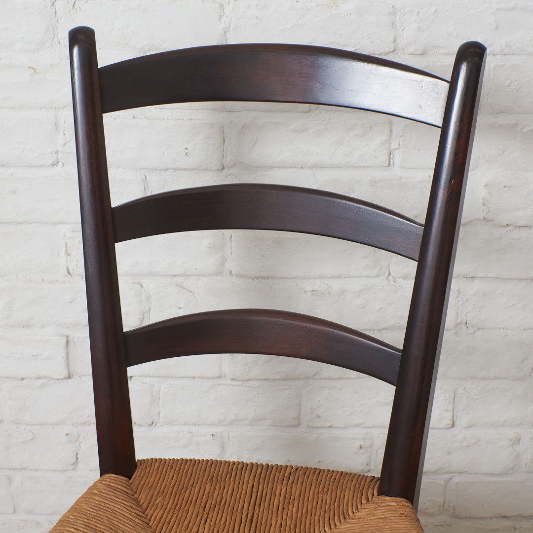 松本民芸家具 SE型 ラッシチェア 藺草 ミズメザクラ 無垢材 ダイニング